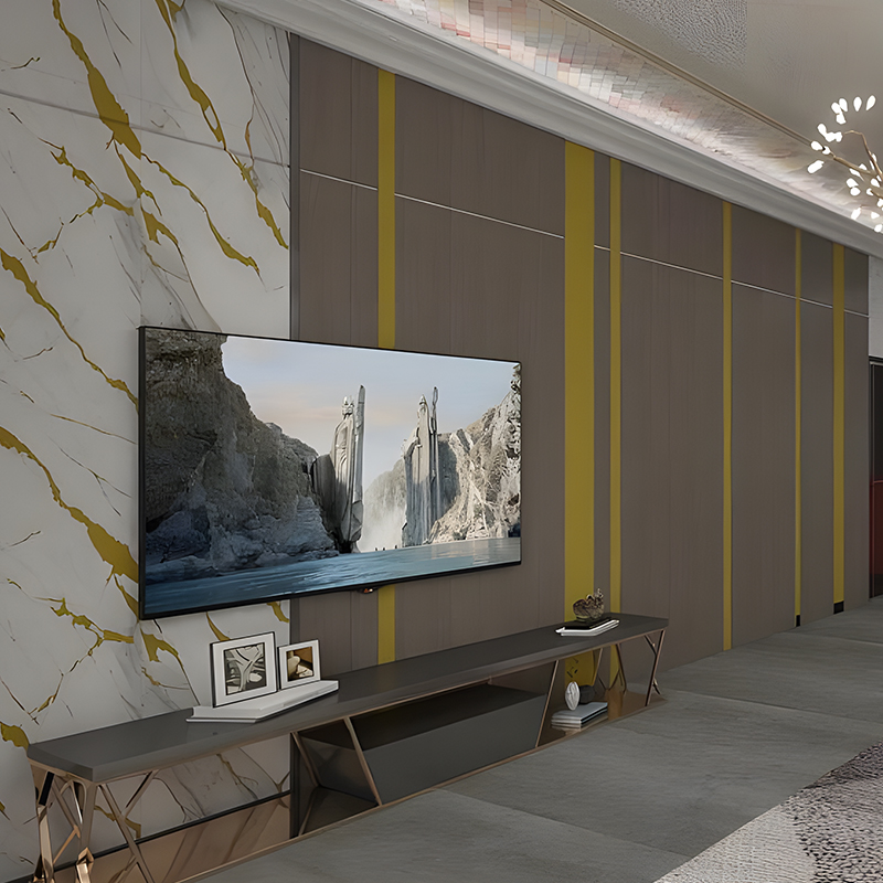 Filme de transferência PET de parede de fundo de TV para sala de estar