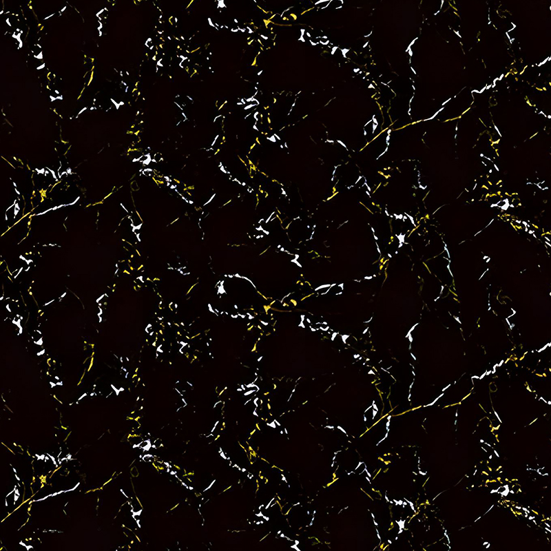 Filme de transferência PET de decoração de armário de cozinha de cristal preto dourado