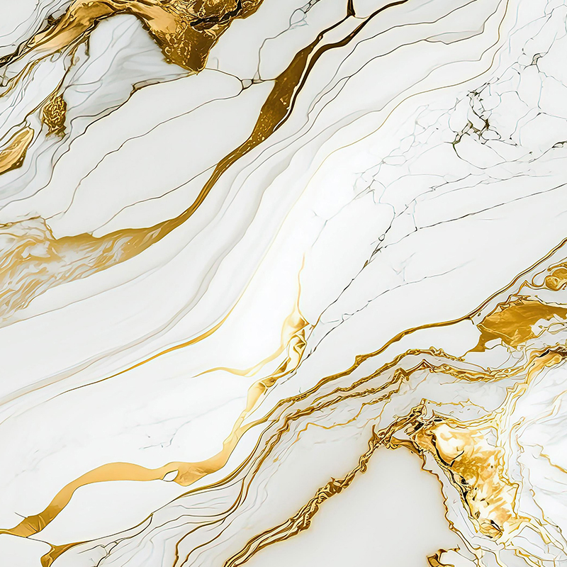 Filme de transferência 3D PET para armário de cozinha Golden Wave