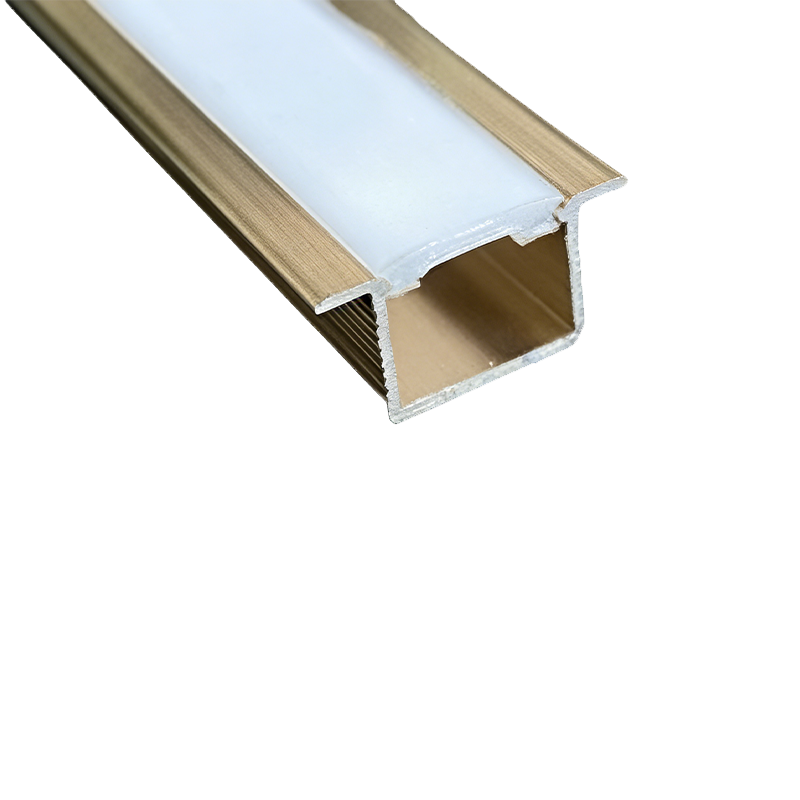 Linhas de alumínio X8 com luzes para painel folheado de madeira de 8 mm com design iluminado