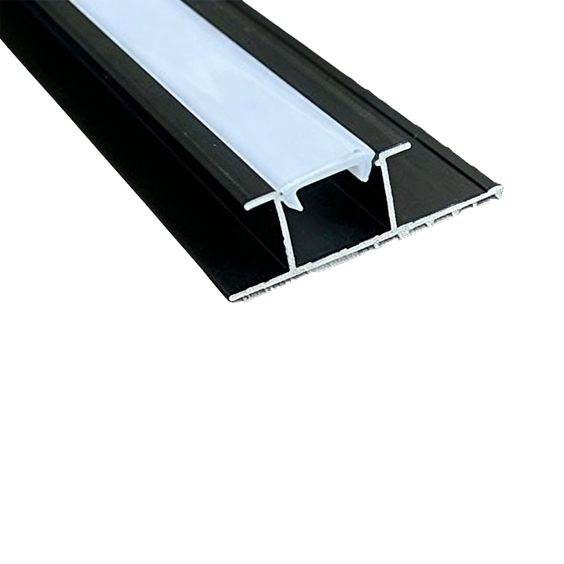 Linhas de alumínio X8 com luzes para ambiente aprimorado de painel folheado de madeira de 8 mm